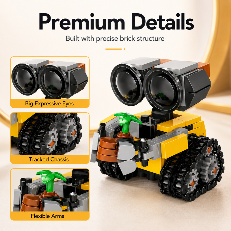 Mini Robot Building Blocks Set - огляд і ціна Building Block Mini