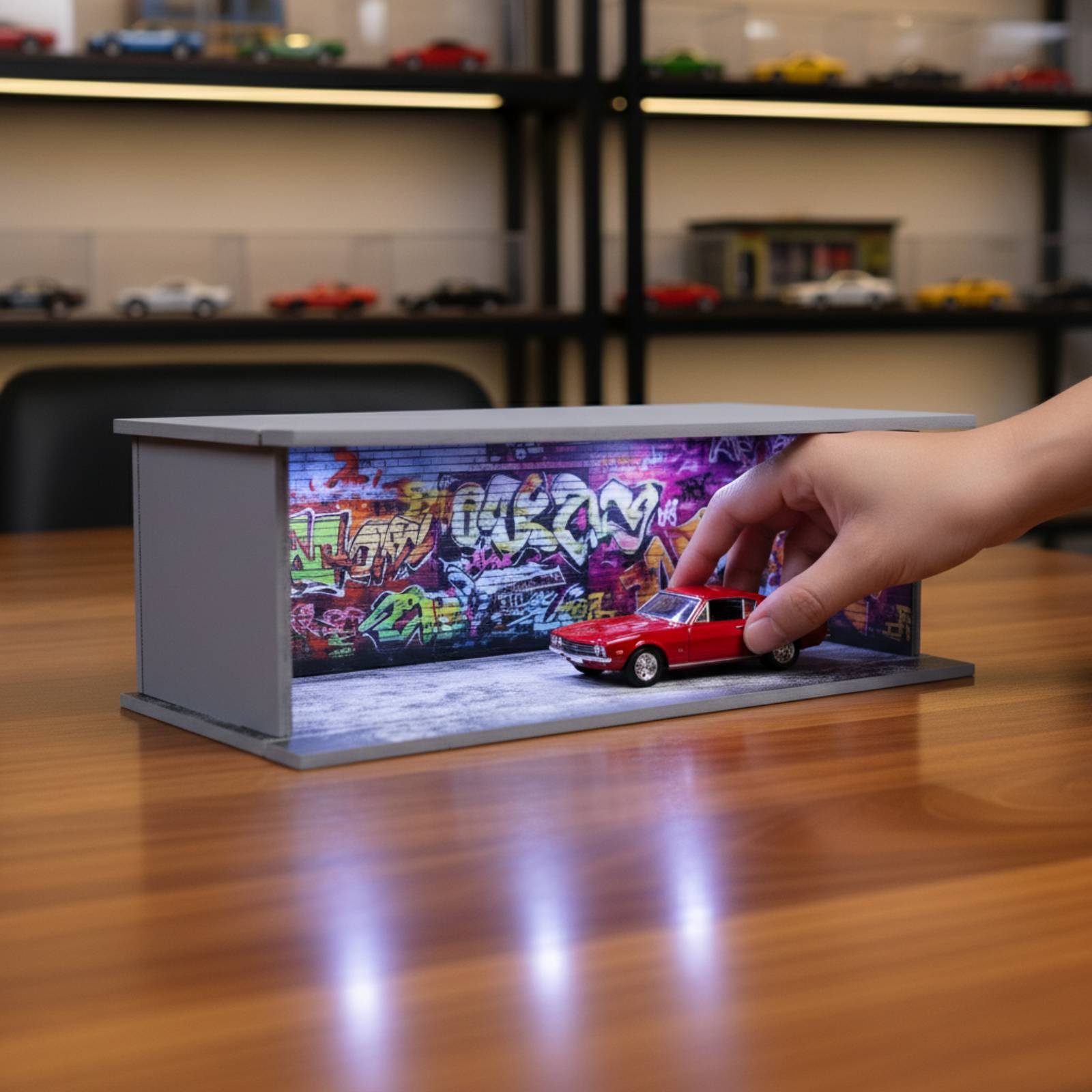 Graffiti Parking Garage Displa - огляд і ціна Display Case Acrylic