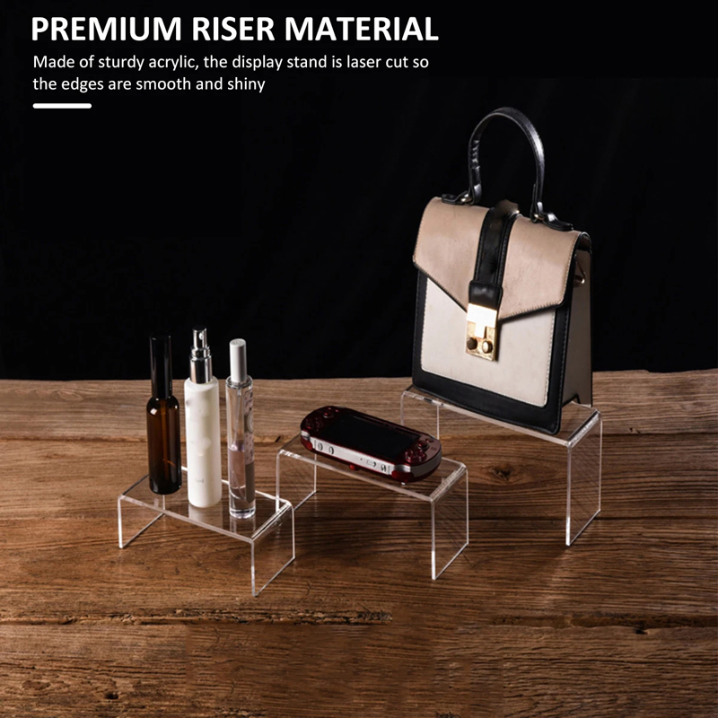 3/5Pcs Acrylic Display Stand B - огляд і ціна Display Risers Set