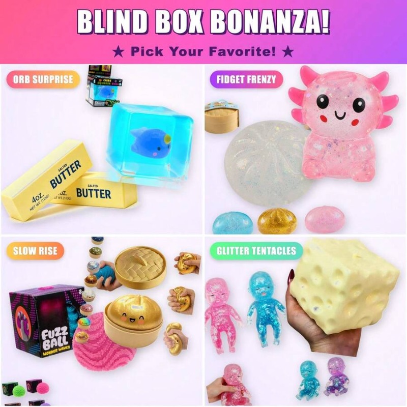 Cute Surprise Fidget Toy Stres - огляд і ціна Mystery Box Blind Bag