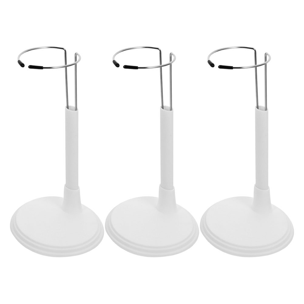 3Pcs White Plastic Adjustable  - огляд і ціна Action Figure Stand