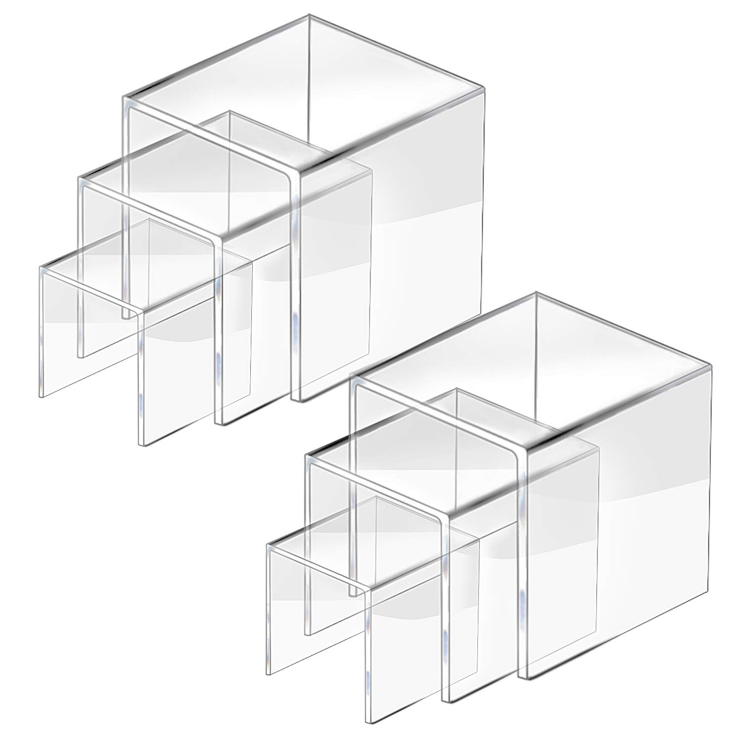U Shape Acrylic Display Risers - огляд і ціна Pop Display Shelf
