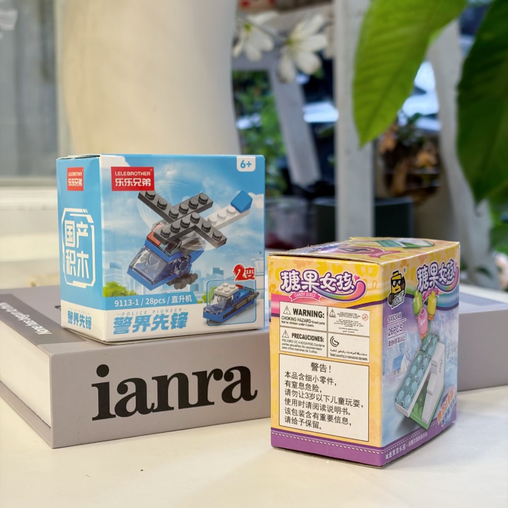 2-in-1 Police Helicopter Build - огляд і ціна Building Block Mini