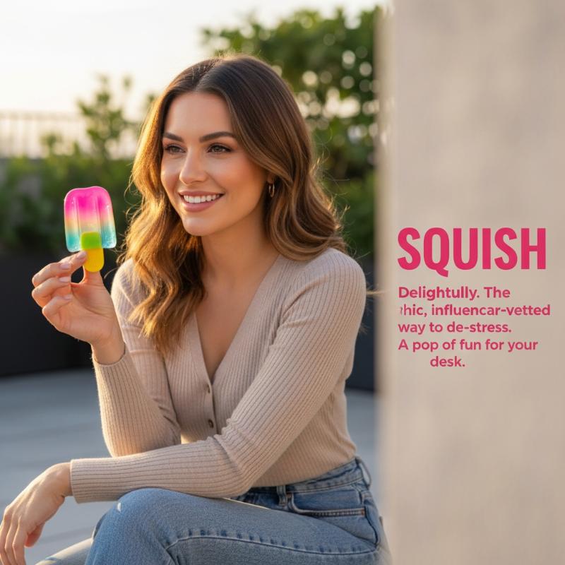 Sensory Squishy Ice Cream Cube - огляд і ціна Fidget Cube Original