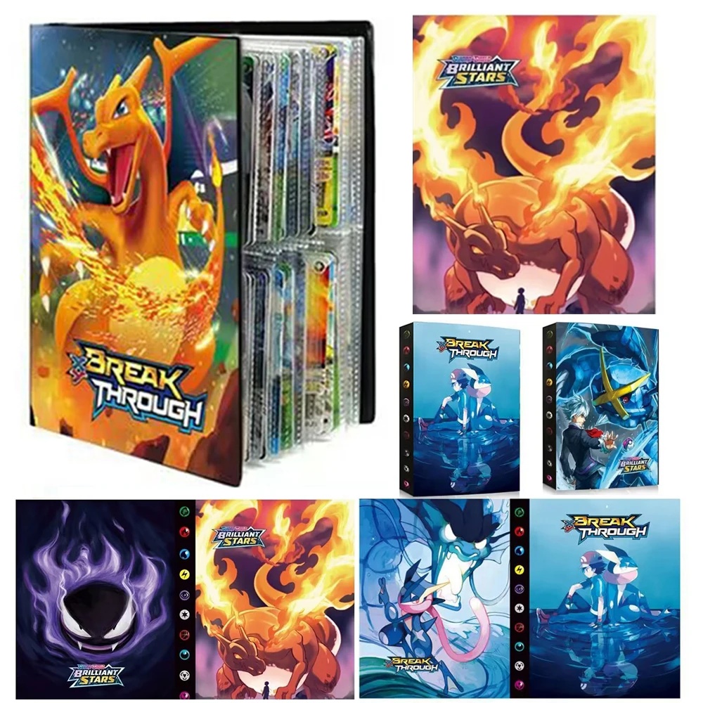 HOT Pokém  Charizard Cards Alb - огляд і ціна Pokemon Binder Card