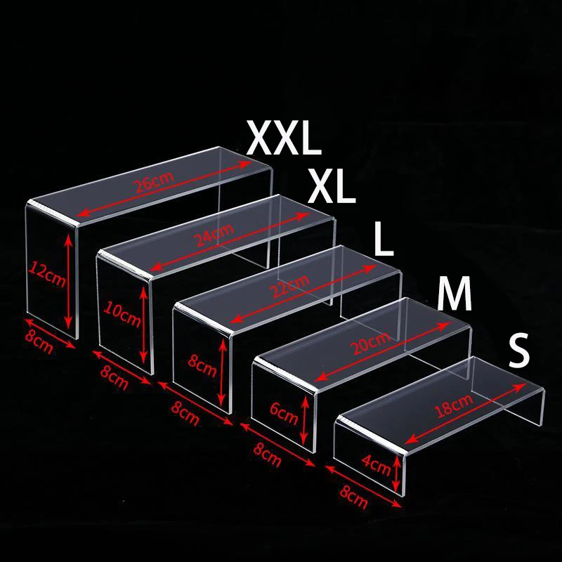 5 Size Acrylic Display Risers  - огляд і ціна Pop Display Shelf
