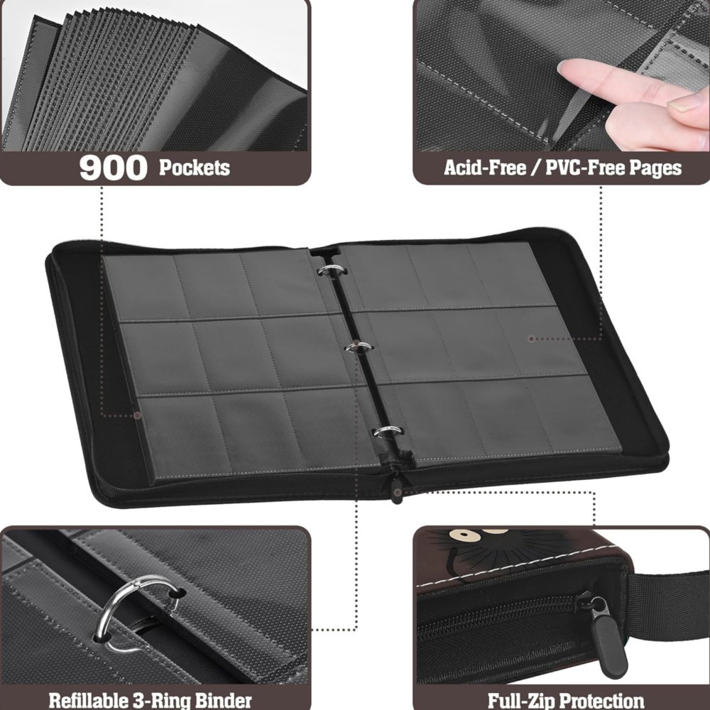 900 Pockets Card Binder Album  - огляд і ціна Card Penny Sleeve