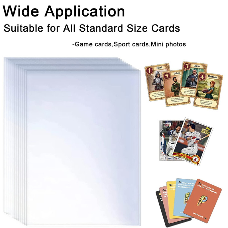 100-600pcs Card Sleeves Hard S - огляд і ціна Card Penny Sleeve