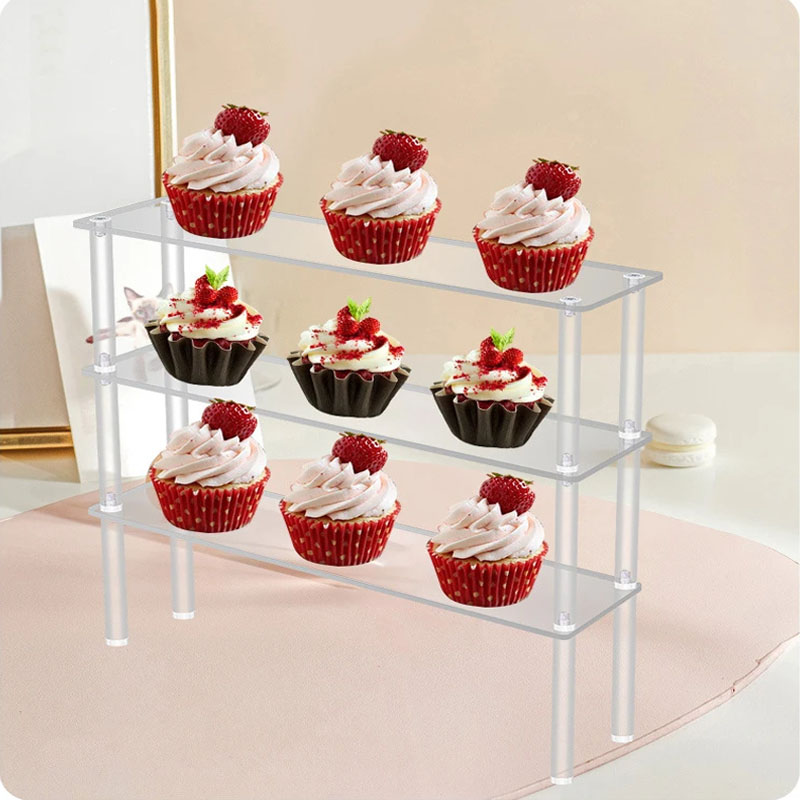 Clear Acrylic Display Riser St - огляд і ціна Pop Display Shelf